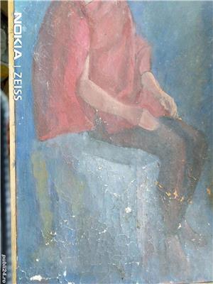 Tablou "La Madame" 73X55cm autor necunoscut - 85 lei - imagine 3