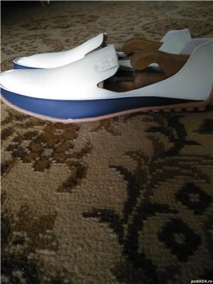 Pantofi noi albi sport comozi de vara 42-43 - imagine 3