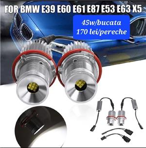 Led marker angel eyes BMW E60 E90 E53 E83 E39 E83 10w set doua bucati - imagine 4