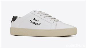 Sneakers Saint Laurent Paris, Court SL/06 optic white/green