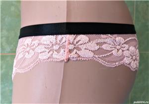 Hot! Chiloti super sexy seducatori BOOHOO fete femei roz transparent S(noi)