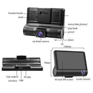 Camera Video Auto Tripla DVR - imagine 5