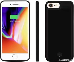 Husa antisoc cu Baterie Incorporata APPLE iPhone 6 6s 7 8 SE 2 2020 SE 3 2022 modele diferite