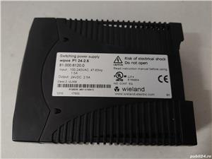 Sursa tensiune profesionala stabilizata in comutatie Wieland WIPOS P1 24-2,5 - imagine 2