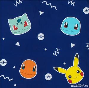 Vand Set Lenjerie Pat POKEMON, Husa de Plapuma si Perna NOU Pret 199 Lei. - Produsul este NOU - imagine 3