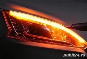 Lumini de zi DRL banda LED cu semnalizare secventiala dinamica LED FLOW auto - imagine 9