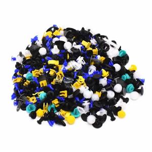 Set 500 cleme clipsuri fixare prindere auto plastic si metalice universale - imagine 10