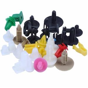Set 500 cleme clipsuri fixare prindere auto plastic si metalice universale - imagine 8
