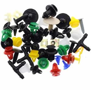 Set 500 cleme clipsuri fixare prindere auto plastic si metalice universale - imagine 4