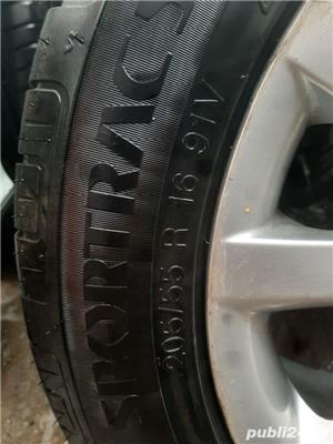 jante bmw 5x120 seria 1sau 3 r16 cu anvelope de vara 205/55/16 - imagine 9