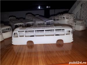 Machete Autobuze TV 20 U+R și TV 2 U+R printate 3d în rășină scara 1 72 - articole teste - imagine 4