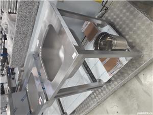 Chiuveta o cuva restaurant fastfood pro fesionala inox cu 100x60x90cm - imagine 5