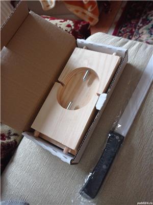 cutit feliere si suport de lemn sustinere 