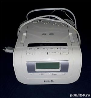 Radio cu ceas vintage Grundig Philips JVC  - imagine 2