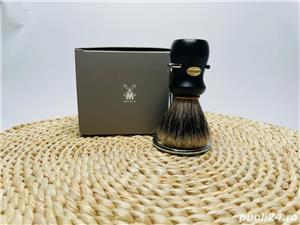 BARBEARIA set kit perie/pamatuf pentru ras/barbierit MADE IN PORTUGALIA 