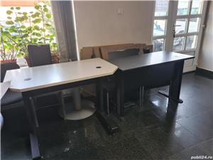 Masa birou laterale metal+sertare - imagine 4