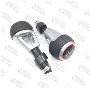 Nuca schimbator S line piele perforata Audi A3,A4 B6,B7,B8,A5,A6,Q5,TT - imagine 2