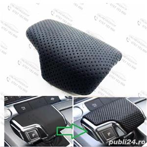 Ornament nuca schimbator piele perforata Audi A4 B9, Audi A5 ,Q5, Q7 - imagine 3