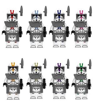 Set 8 Minifigurine tip Lego Star Wars Clone ARC Armors pack2