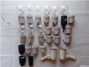 Dulie E27 din ceramica, buc = 24, inclusiv becuri