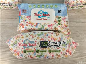 Servetele umede pt bebelusi, 1 pachet X 120 bucati - imagine 2