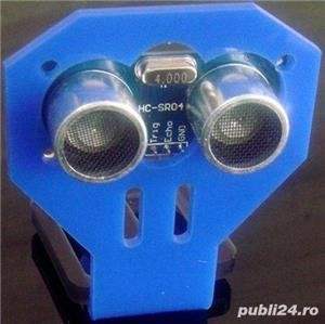 Suport plastic servo modul HC-SR04, Ultrasonic Arduino Senzor distanta
