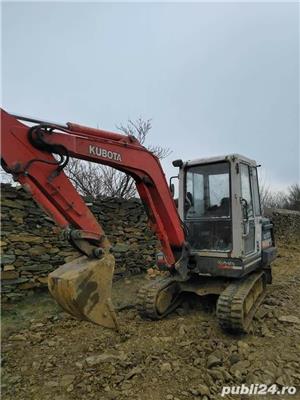 Săpături cu mini excavator si lucrări cu bobcat-u
