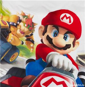 Vand Set Lenjerie Super Mario, Husa de Plapuma si Perna NOU Pret 199 Lei. - Produsul este NOU - imagine 3