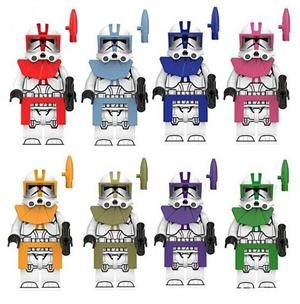 Set 8 Minifigurine tip Lego Star Wars Clone ARC Armors pack1