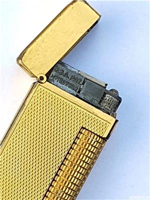 Bricheta originala placata cu aur Dunhill Rollagas 1956-1960 - imagine 2