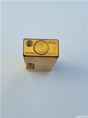 Bricheta originala placata cu aur Dunhill Rollagas 1956-1960 - imagine 6