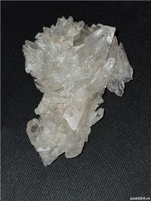 Floare de mina, cristal cuart transparent - imagine 2