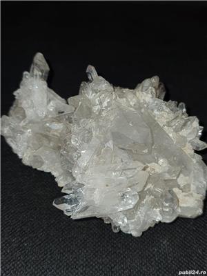 Floare de mina, cristal cuart transparent - imagine 3