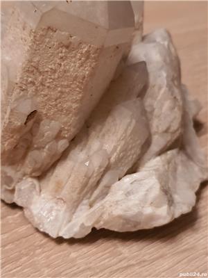 Floare de mina, cristal quartz, minerale - imagine 3