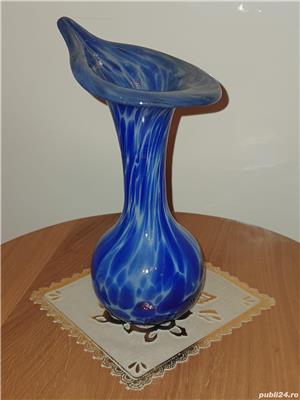 Vand vaza rara Sticla de Murano - imagine 4