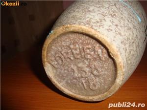  Vaza ceramica din cenusa vulcanica Scheurich-Foreign RARITATE !!! - imagine 2
