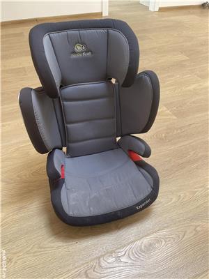 Scaun auto ISOFIX Kinderkraft Junior Fix, 15-36 kg, Negru/Gri - imagine 2