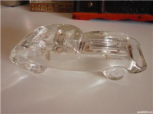 cadou rar Jaguar cristal vintage Hofbauer Clear Glass Lead Crystal 