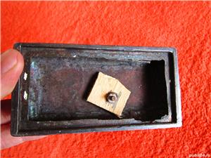 suvenir vintage, replica bronz-Lupa Capitolina -Lupoaica-Roma anii 1950 - imagine 7