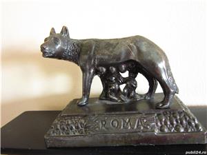suvenir vintage, replica bronz-Lupa Capitolina -Lupoaica-Roma anii '50