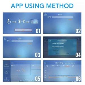 Pulsoximetru de deget Bluetooth - imagine 5