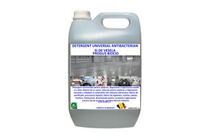 Detergent universal antibacterian si de vesela , biocid