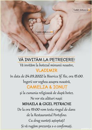 Invitatii nunta + botez 2 in 1 - imagine 3