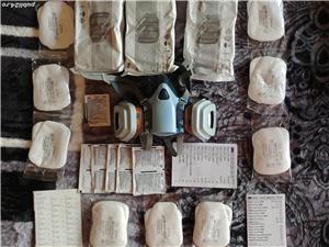 Masca de vopsit 3M Premium 7500 series - custom painted bleu perlat - masura L - imagine 2