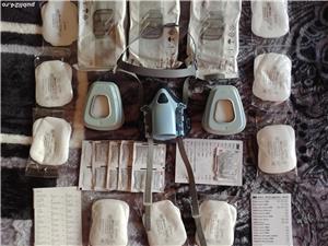 Masca de vopsit 3M Premium 7500 series - custom painted bleu perlat - masura L - imagine 3