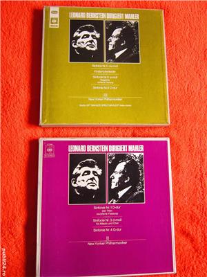 Vinil rar Mahler -Leonard Bernstein 1974 -Simfoniile 1, 3, 4-impecabile - imagine 4
