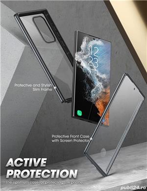 Husa Antisoc protectie full 360 SAMSUNG Galaxy S22 Ultra 5G modele diferite premium