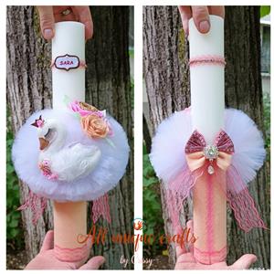 Lumanare botez LEBADA