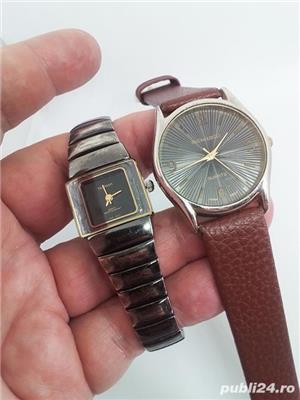 2 ceasuri quartz de damă, vechi, folosite, funcționale