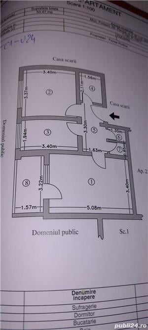 Schimb / Vand,  Apartament 2 camere, Focsani cu Bucuresti - imagine 2